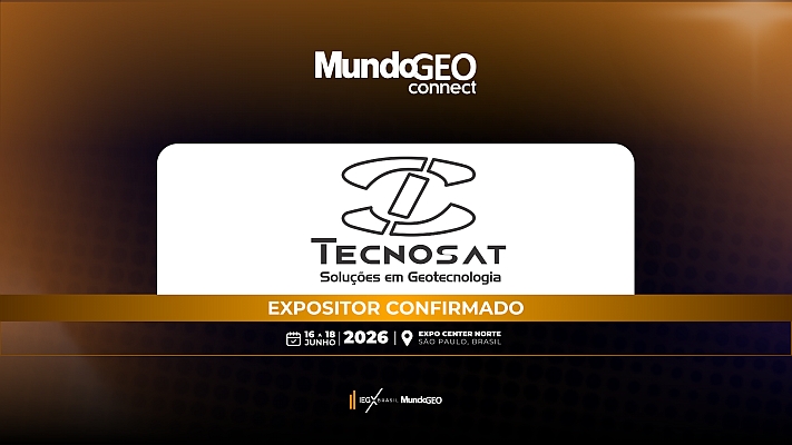 Tecnosat confirmada na MundoGEO Connect 2026