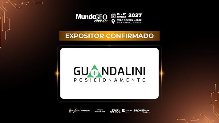 Guandalini Posicionamento confirmada na MundoGEO Connect 2027 Guandalini Posicionamento confirmada na MundoGEO Connect 2027