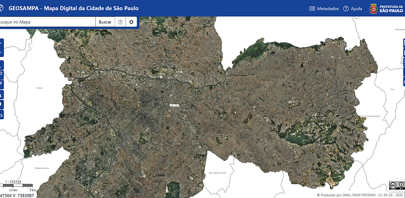 Prefeitura de São Paulo anuncia o lançamento do GeoSampa 2.0