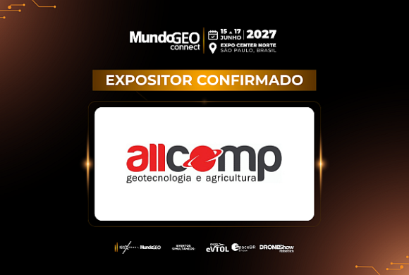 Allcomp confirmada como expositora na feira MundoGEO Connect 2027 Allcomp confirmada como expositora na feira MundoGEO Connect 2027
