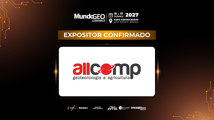 Allcomp confirmada como expositora na feira MundoGEO Connect 2027 Allcomp confirmada como expositora na feira MundoGEO Connect 2027